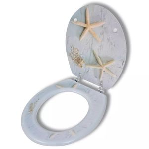 VidaXL Toiletbril zeester mdf