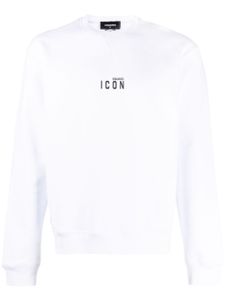 DSQUARED2 sweat en coton à logo imprimé - Blanc