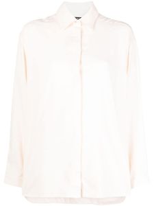 A.P.C. chemise en soie à boutonnière - Tons neutres