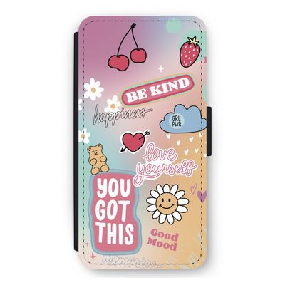 Positivity: iPhone 12 Pro Max Flip Hoesje