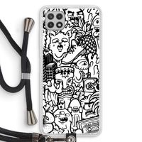 Vexx Mixtape #2: Samsung Galaxy A22 4G Transparant Hoesje met koord Vexx Mixtape #2: Samsung Galaxy A22 4G Transparant Hoesje met koord