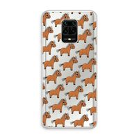 Pony: Xiaomi Redmi Note 10 Lite Transparant Hoesje