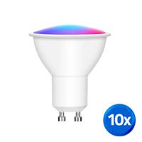 Zigbee led spot RGBWW gu10 fitting - 5 watt - voordeelset van 10