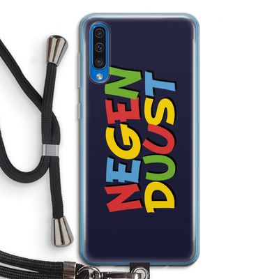 90's One: Samsung Galaxy A50 Transparant Hoesje met koord