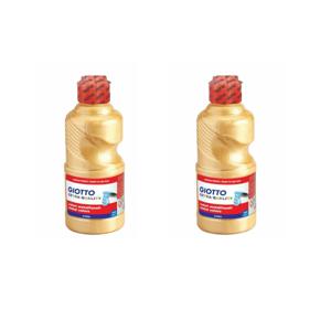 Tube hobby verf - 2x - goud metallic - 250 ml - plakkaatverf - knutselen - schilderen