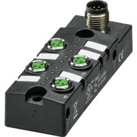 Phoenix Contact SACB- 4/3-L-M12-M8 HD 1197405 Sensor/actuator box M8-verdeler met metalen schroefdraad 1 stuk(s)
