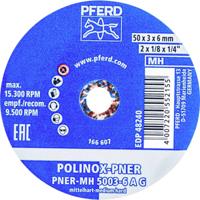 PFERD 47700208 PAARD POLINOX geperste vlies-wiel PNER Ø 50x3 mm boring-Ø 6 mm middelhard A grof voor finish  50 mm 10 stuk(s)