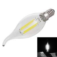 C35 E14 4W 4 LEDs 300 LM 6500K dimbaar retro LED filament gloeilamp energiebesparend licht AC 220V (wit licht)