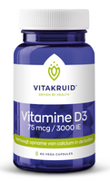 Vitakruid Vitamine D3 75 Mcg Capsules - thumbnail