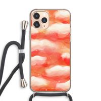 Lichte Wolken: iPhone 11 Pro Transparant Hoesje met koord