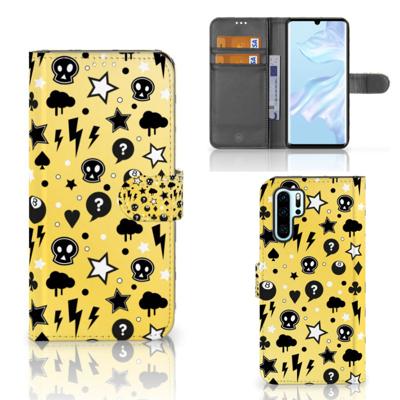 Telefoonhoesje met Naam Huawei P30 Pro Punk Geel Telefoonhoesje met Naam Huawei P30 Pro Punk Geel