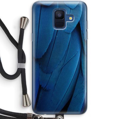 Pauw: Samsung Galaxy A6 (2018) Transparant Hoesje met koord