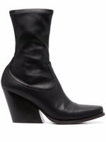 Stella McCartney bottines Cowboy Stretch 95 mm - Noir