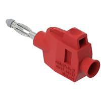 Electro PJP 1064-PRO-CD1-R Banaanstekker Stekker, recht Stift-Ø: 4 mm Rood 1 stuk(s)