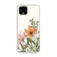 Floral bouquet: Pixel 4 Transparant Hoesje