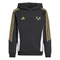 adidas Messi Sweat Hoodie Kids Zwart Goud Wit - thumbnail