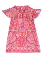 ZIMMERMANN robe Halcyon à imprimé cachemire - Rose