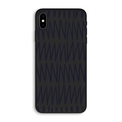 Marrakech Zigzag: iPhone XS Max Biologisch afbreekbaar hoesje