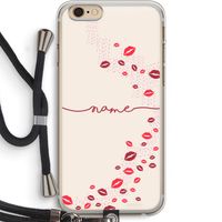 Kusjes: iPhone 6 PLUS / 6S PLUS Transparant Hoesje met koord