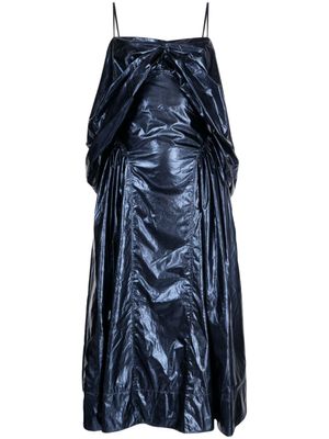 Rejina Pyo robe Dora à design métallisé - Bleu