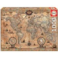 EDUCA -Puzzel - EDUCA PUZZEL 1000 MAPPEMONDE