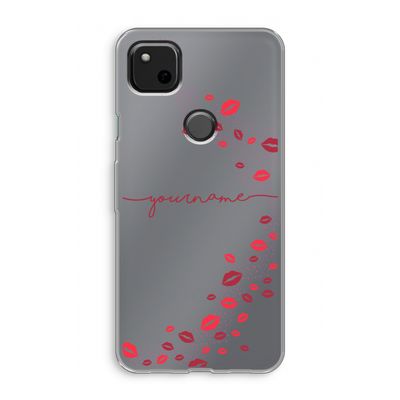 Kusjes: Google Pixel 4a Transparant Hoesje