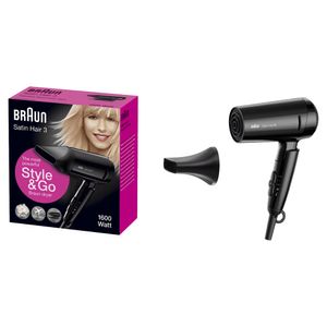 Braun Satin Hair 3 HD350 Style&Go Ionische reishaardroger