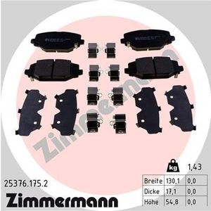 Remblokkenset, schijfrem 253761752