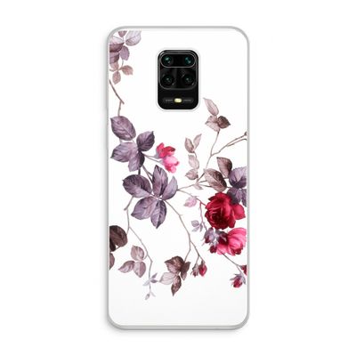 Mooie bloemen: Xiaomi Redmi Note 10 Lite Transparant Hoesje