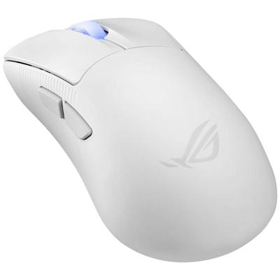 Asus ROG Keris II WL Ace Gaming-muis Bluetooth Optisch Wit 7 Toetsen 42000 dpi Ergonomisch, Verlicht