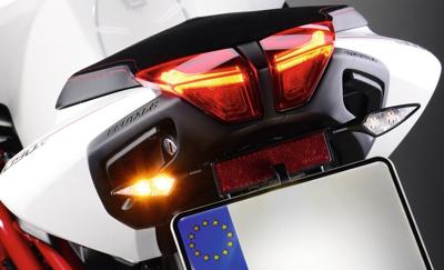 Kellermann led knipperlicht "micro rhombus extreme kl turn signal micro rhom extreme, black fr/rl