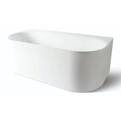 Back To Wall Bad Luca Sanitair Primo Acryl 170x80x60 cm Incl. Afvoerset Glans Wit Luca Sanitair