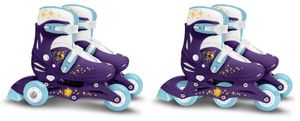 Disney Wish 2 in 1 Tri & Inline Skates Semi softboot Paars maat 27 30