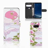 Samsung Galaxy S8 Telefoonhoesje met Pasjes Bird Standing