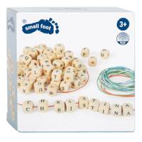 Small Foot - houten letterkralen kettingen maken, 300 kralen