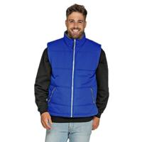 Outdoor bodywarmer voor heren - blauw - winddicht - mouwloos - sport vest