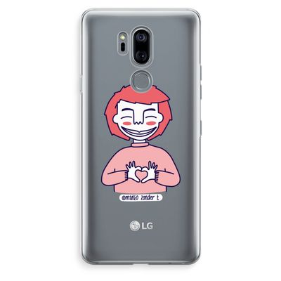 Hartje: LG G7 Thinq Transparant Hoesje
