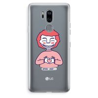 Hartje: LG G7 Thinq Transparant Hoesje