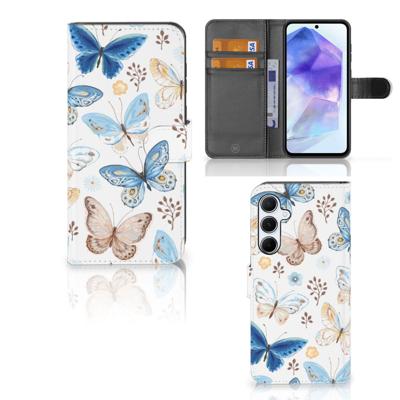 Telefoonhoesje | Met pasjeshouder | voor Samsung Galaxy A55 Vlinder