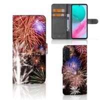 Samsung Galaxy M54 | Wallet Case | met Pasjes | Vuurwerk