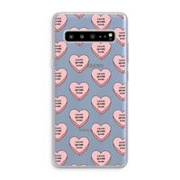 Chicks before dicks: Samsung Galaxy S10 5G Transparant Hoesje