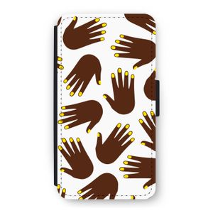 Hands dark: iPhone 11 Pro Flip Hoesje
