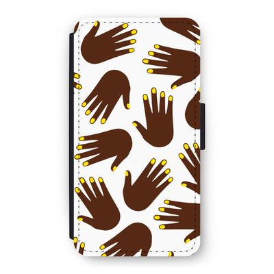 Hands dark: iPhone 11 Pro Flip Hoesje