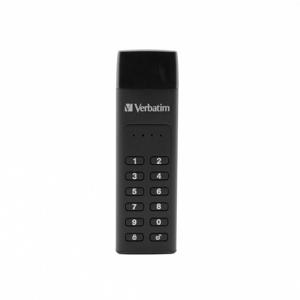 Verbatim Keypad Secure - USB-Stick 3.0 Type-C gegevensopslag met wachtwoordbeveiliging - 64 GB - Zwart