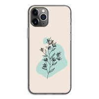 Violets are blue: iPhone 11 Pro Transparant Hoesje