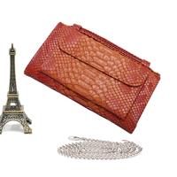 Echte lederen vrouwen hand tas vrouwelijke Modeketen Schoudertas Luxe designer Tote Messenger Bags (bruin)