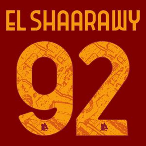 El Shaarawy 92 (Officiële AS Roma Bedrukking 2023-2024)
