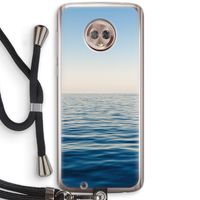 Water horizon: Motorola Moto G6 Transparant Hoesje met koord