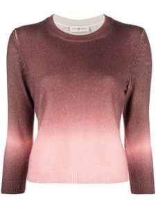 Tory Burch pull en cachemire à effet ombré - Rose