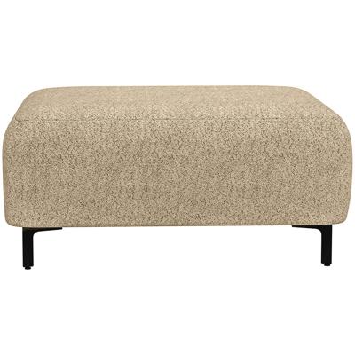 Leen Bakker - Hocker Elsa - Anthology - Stof - Taupe - 77x99x45 Cm